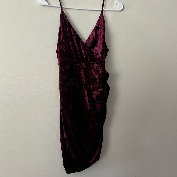 Forever 21 Red Slip Mini Dress Spaghetti Strap - Picture 1 of 3